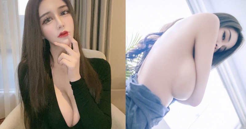 【球盟会】性感巨乳妹「希妍Kimmy」作風好大膽，挺「白嫩F雙球」拍個人寫真！