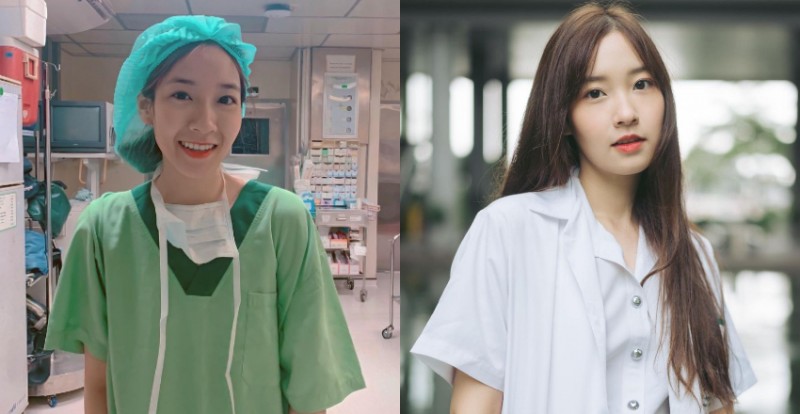 【球盟会】醫學系「正妹實習醫師」口罩拿下是可愛小清新　白袍裝扮太迷人