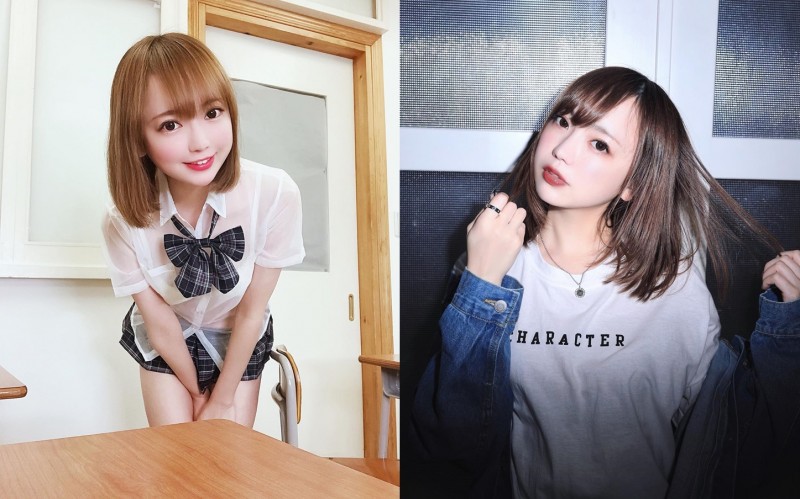 【球盟会】清純制服高中妹「鎌田紘子」透視制服誘惑　隱約看見「雪白形狀」渾圓飽滿