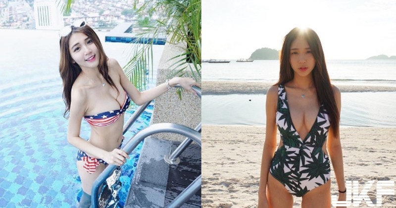 【球盟会】大馬沒有極限！巨乳妹海邊大曬「白色胸器」引30萬人追蹤！這深溝看了都要噴鼻血了…