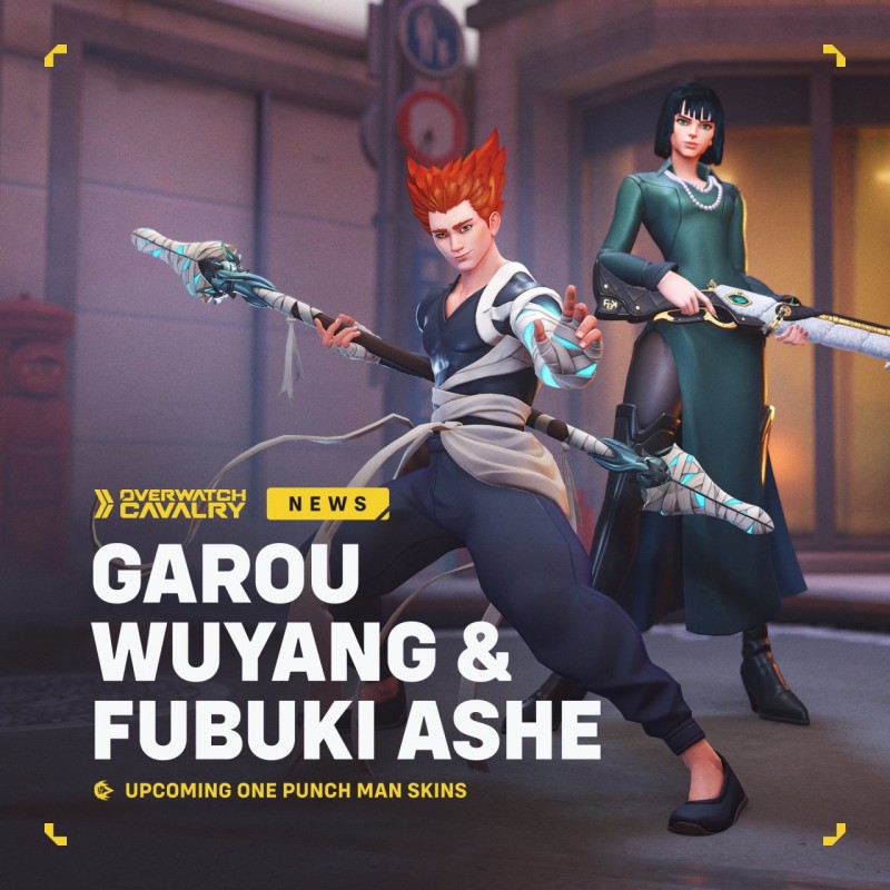 《守望先锋》x《一拳超人》联动2.0版本皮肤公开