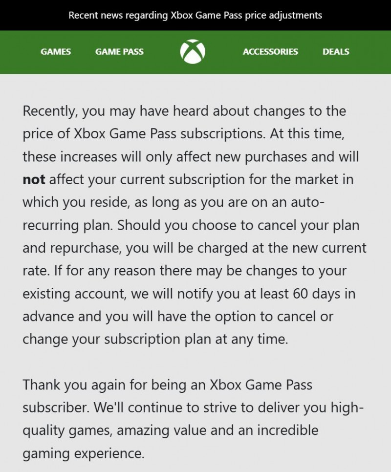 【球盟会】微软修改政策：XGP涨价不波及欧盟及部分地区续订老用户