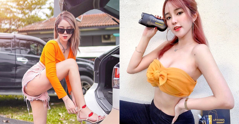 【球盟会】今天算帳！正妹會計師「Baby Kylie」美腿一跨乍現邪惡春光，飽滿雙峰更讓人無法抗拒！