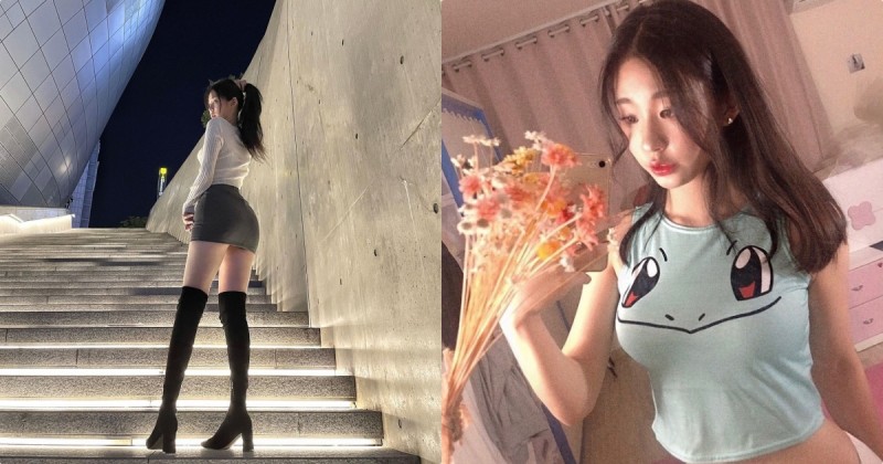 【球盟会】天生自帶騷氣的「18歲私校正妹」，發育很好「根本看不出是學生」！