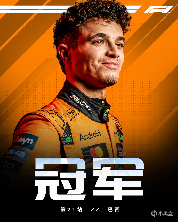 【球盟会】F1巴西站：乐扣法拉利双退，诺里斯夺冠、潘子封神P3！