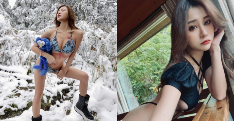 【球盟会】雪國女神「Lara 囍」純白世界展現性感曲線　光看都覺得透心涼！