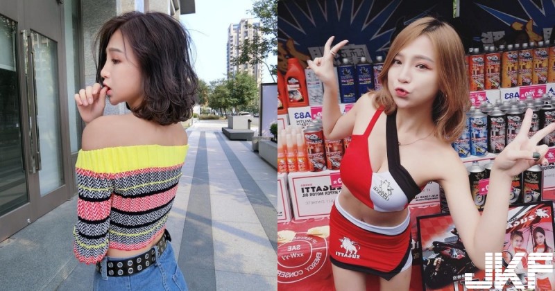 【球盟会】小隻馬塞高～超誘惑「輕咬手指」的香肩正妹原來是台中水女孩～