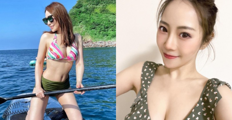 【球盟会】最甜領隊「佳佳 Eva」龜山島玩SUP　大秀絕美腹肌和飽滿美乳