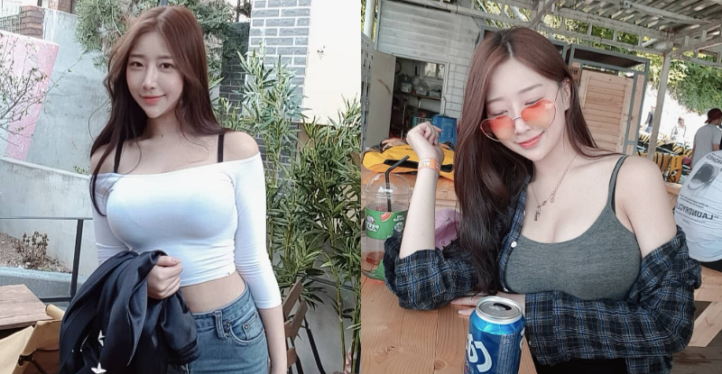 【球盟会】姐姐好緊！「巨乳妹子」김수정衣服總是太小件　渾圓奶球分量滿滿
