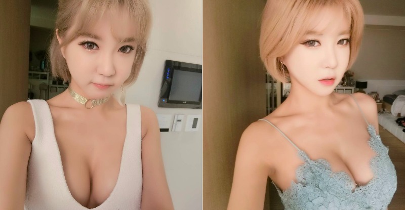 【球盟会】好犯規！性感姐姐「低胸爆乳」香蕉越吃越長…養眼畫面「造福」許多男人！