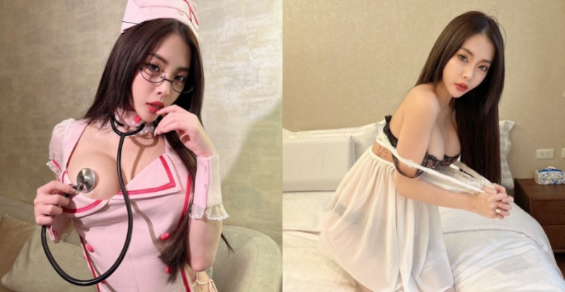 【球盟会】魅惑小護士「張楚曼Chuman」自聽心跳但聽不到　原來是胸太大啦！