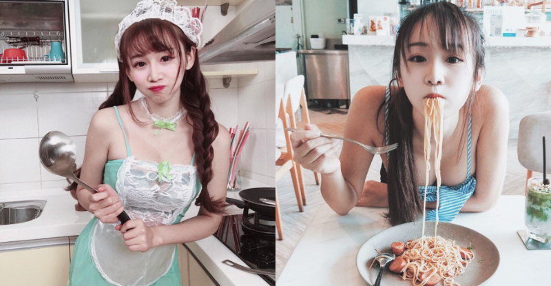 【球盟会】性感萌廚娘「機機 Shacy」獻上深夜私房料理　邀你一起吃她下的麵！