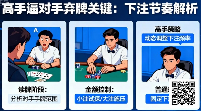 【EV扑克】为什么高手总能逼对手弃牌?关键在下注节奏