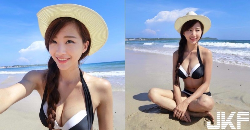 【球盟会】太犯規！海邊捕捉比基尼「爆奶妹」！這尺寸太養眼了…