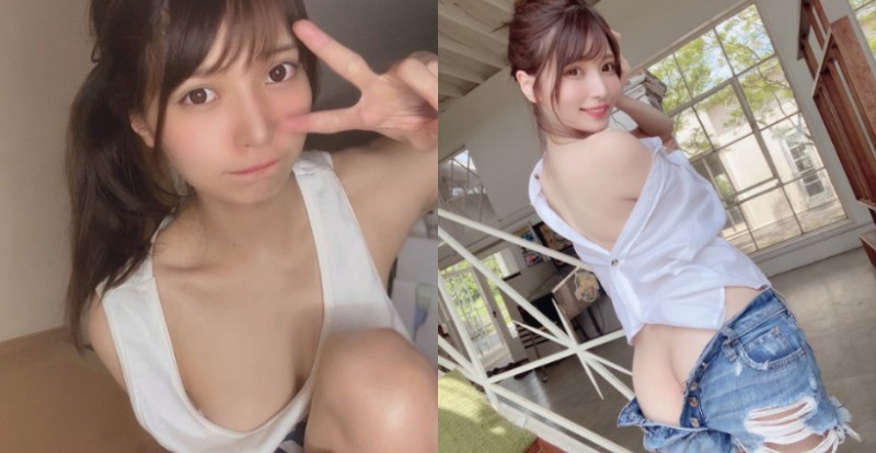 【球盟会】這個妹真是越來越大膽！福岡天然珍珠「似鳥沙也加」直接脫褲露蜜桃