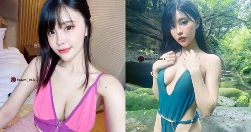 【球盟会】辣妹「苡琍 Hana」玩水一下就濕身了，「超惹火比基尼」有夠養眼！
