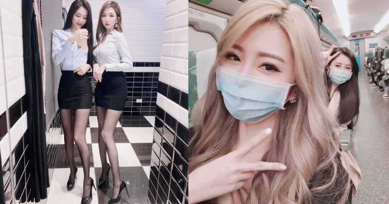 【球盟会】高鐵站發現「超辣美腿姐妹」基因太強大了，170cm以上逆天身材秒殺一票網友！