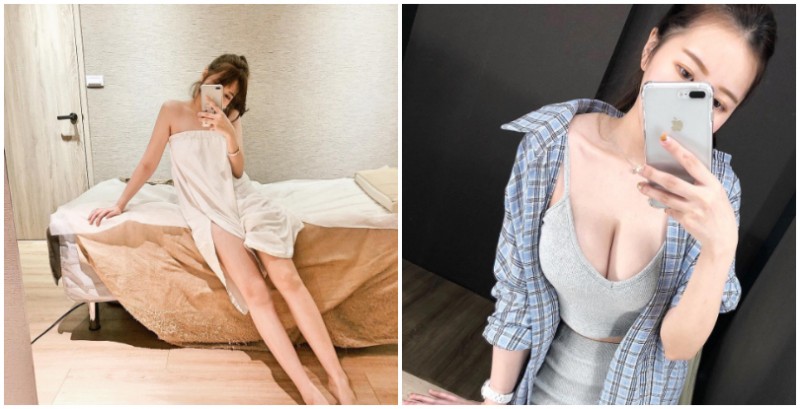 【球盟会】「巨乳正妹」事業線跟電眼一樣深遂！最狂野惹火身材，電得你不要不要！