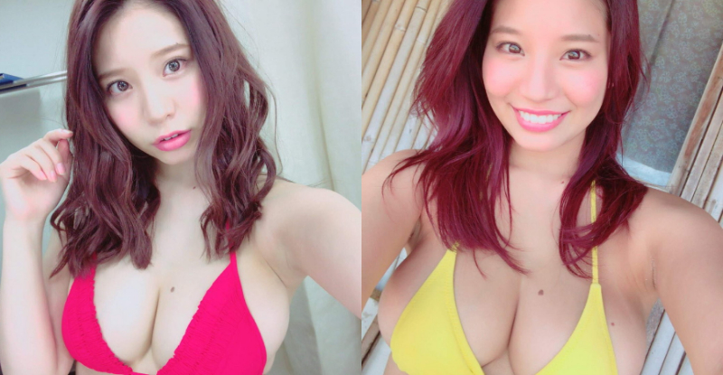 【球盟会】大胸懷大痣！「F奶正妹」大方秀出飽滿乳球　「炸裂乳量」溢出比基尼！