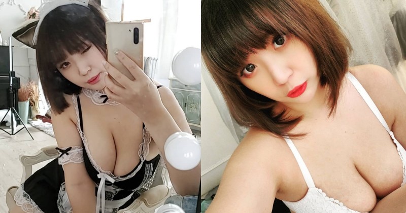 【球盟会】G級女神！超兇正妹「Ruru茹茹」美胸太震撼，「極深長的事業線」有夠撩人！