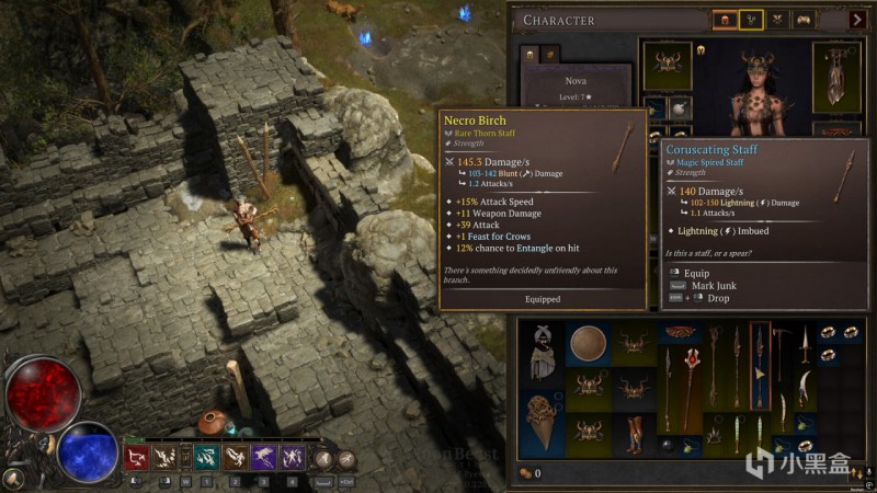 【球盟会】简中！暗黑1/暗黑2开发者打造！刷宝构筑新游！《Darkhaven》