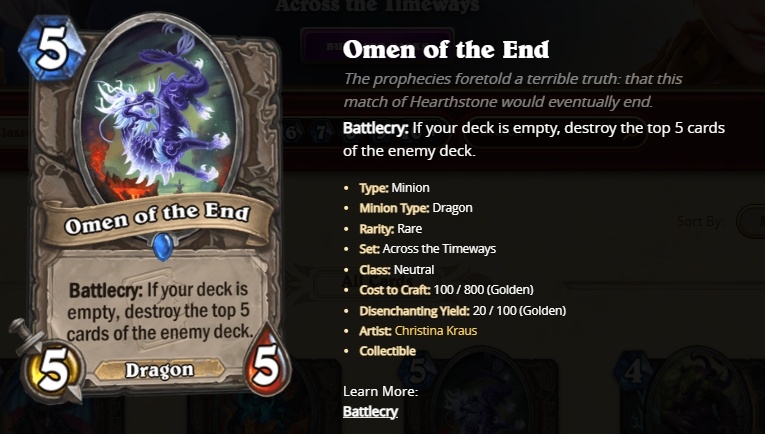 【球盟会】“末世之兆”是烟民的冠军卡吗