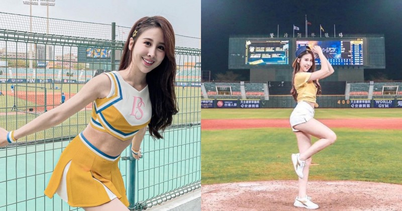 【球盟会】中信兄弟啦啦隊的「甜美啦啦隊員」Sunny晴兒，活力四射的美胸美腿好搶眼！