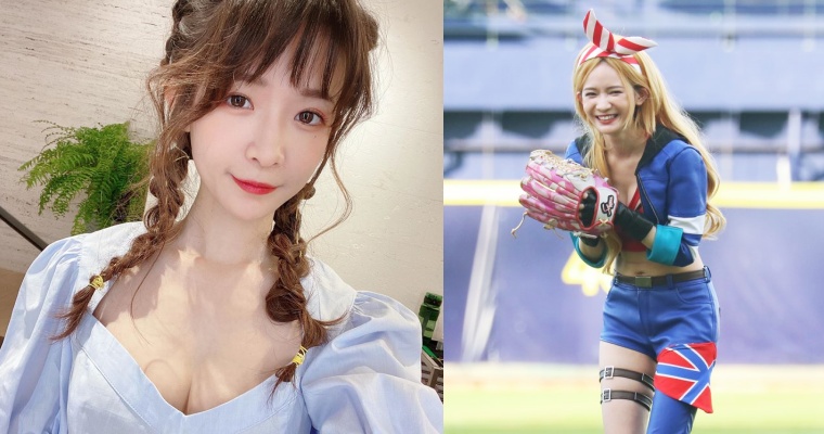 【球盟会】受邀為中信開球！實況女神「蛋捲」現場重現「讓館長笑翻」的魔性歌聲