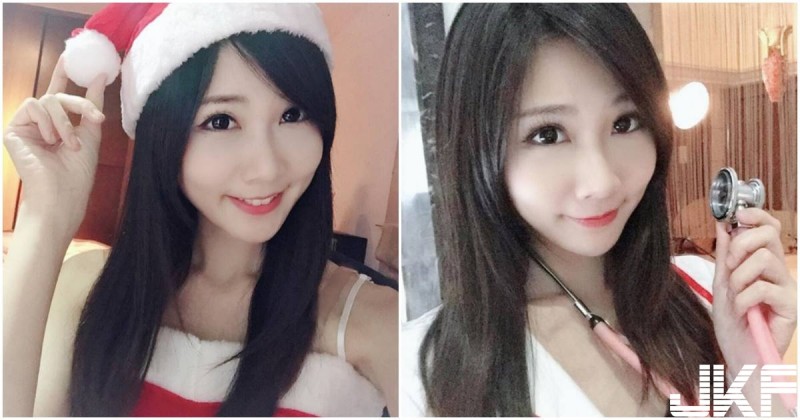 【球盟会】正妹張小築萌扮「性感小護士」，笑容超甜「網友都想看病了」！