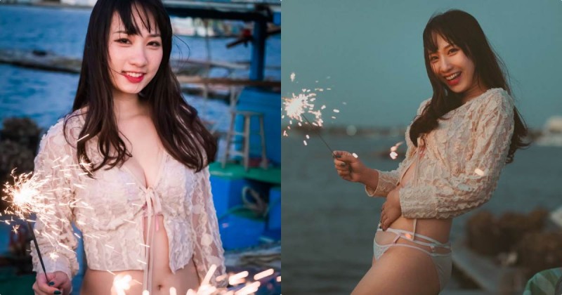 【球盟会】麻豆岑晴晴「爆乳揮灑仙女棒」，誘惑小褲造型超搶眼！