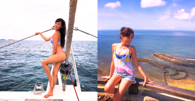 【球盟会】激辣古銅海系女子，陽光下的美乳長腿「Kimberly泡泡」