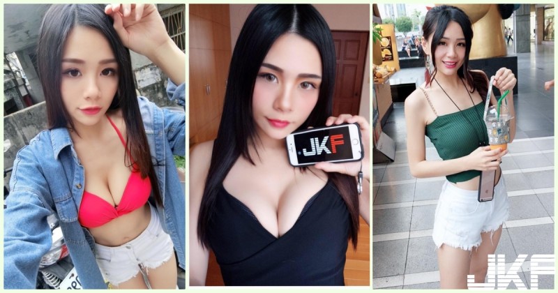 【球盟会】受不了！超胸「爆乳奶茶妹」極品乳量太挑逗！狂野的「自拍視角」畫面有夠吸睛…