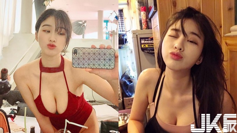 【球盟会】色色又性感的壞妹子！蕾絲薄紗內衣＋彎腰倒乳照，溢出的長輩讓人快要窒息！