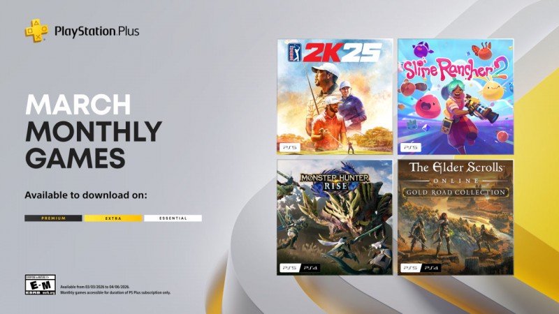 【球盟会】3月PS+会免游戏公布：《PGA Tour 2K25》《怪物猎人：崛起》等