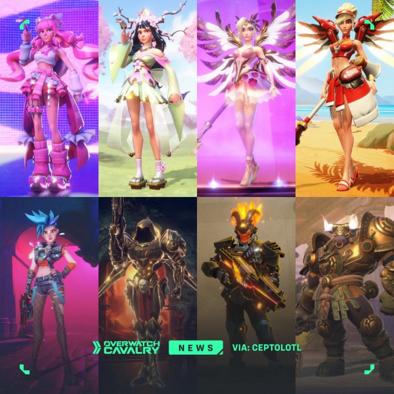 【球盟会】《守望先锋 Rush》传奇皮肤公开！Alpha区域测试在菲律宾开启