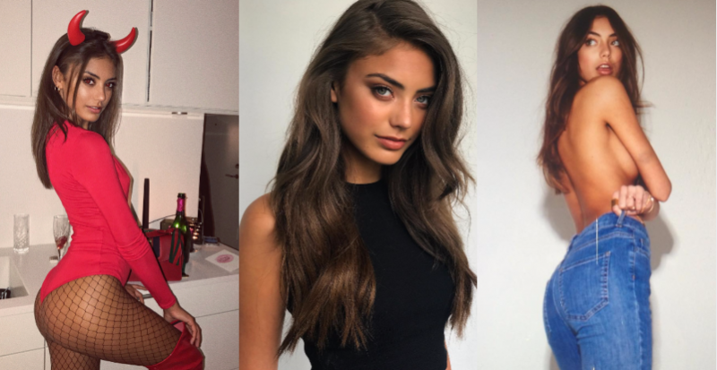 【球盟会】「電眼辣模」裸身秀曲線美腿乍現　化身「性感小惡魔」勾走網友的魂