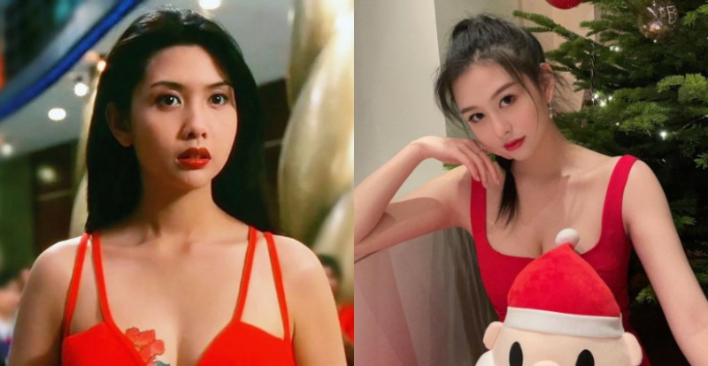 【球盟会】邱淑貞女兒「沈月」繼承媽媽女神風範　大紅洋裝展現小女人的性感