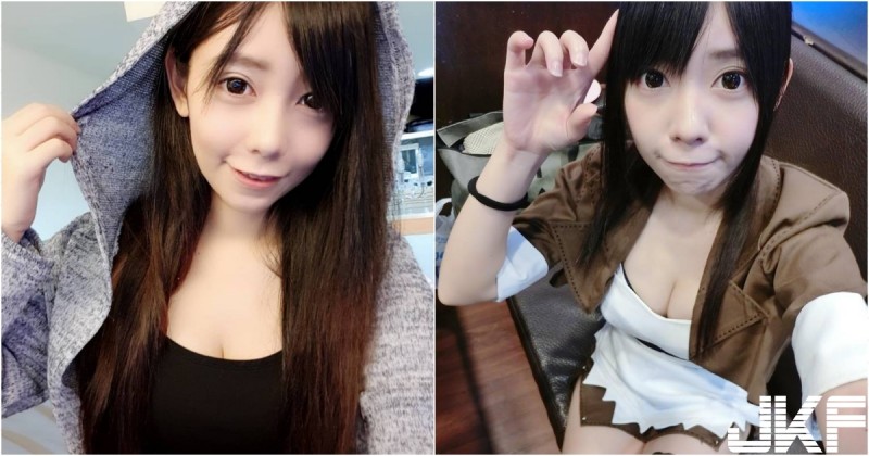 【球盟会】超萌大眼「實況正妹」，玩cosplay「小露酥胸」畫面好驚人，可愛又性感～