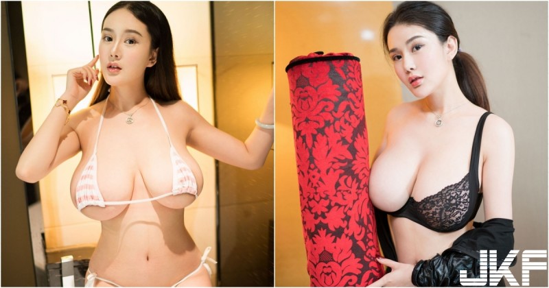 【球盟会】強國超猛「豪乳辣模」來襲！黑皮衣下「巨乳彈出」殺傷力強大！不愧是三頭身正妹啊！