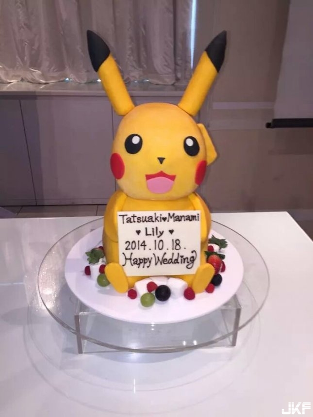 【球盟会】皮卡丘結婚蛋糕超有心思！但是吃的時候卻…