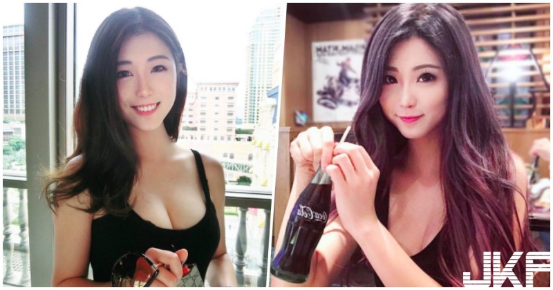 【球盟会】火辣爆乳超模！不但有「堅挺車頭燈」，還是書法一級棒的才女！