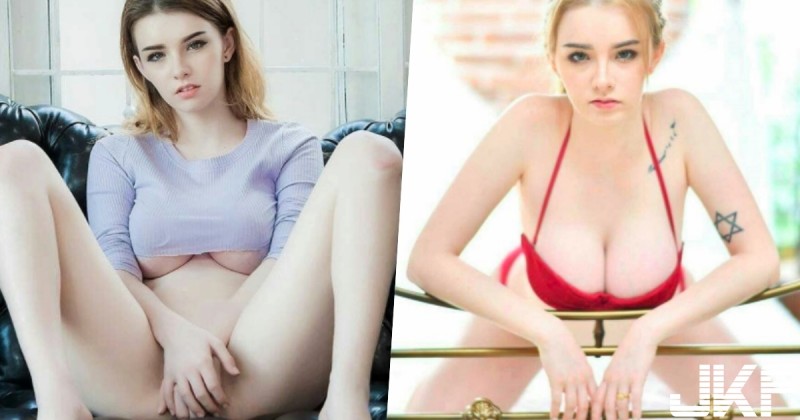 【球盟会】超狂「軟」實力！17歲混血嫩妹大露「白嫩肉包奶」！畫面好像在發光…