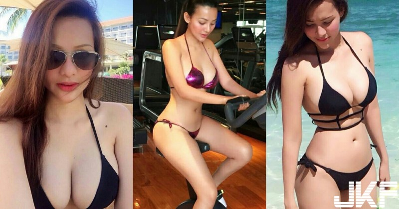 【球盟会】作風大膽！「巨乳姐姐」穿比基尼上健身房！「超兇猛Ｓ曲線」直逼10萬人追蹤！
