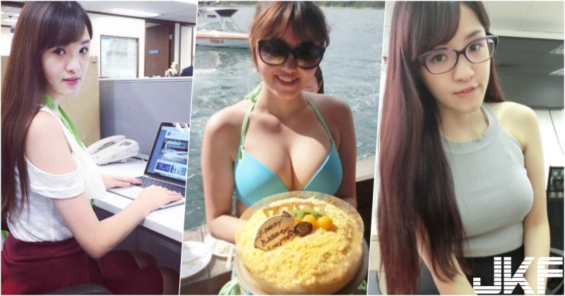 【球盟会】辦公室「美乳女同事」！緊身背心下「弧度明顯」！換上比基尼後更是不得了啦！