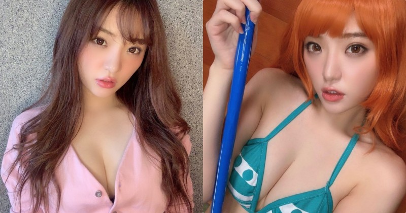 【球盟会】馬甲線正妹「最愛PO美臀辣照」，化身超火辣「真人版娜美」！