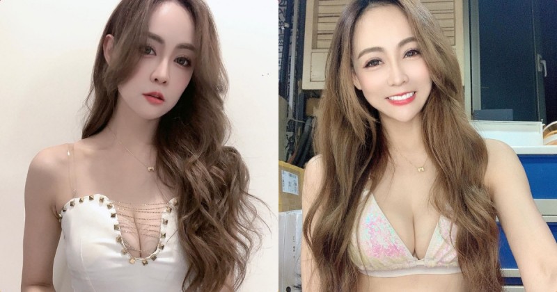 【球盟会】正妹「蔡小佩」魅力電眼太會撩，深V造型「美乳好誘人」！