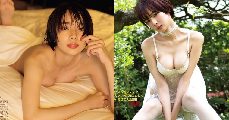 【球盟会】淨化眼球的存在！170 cm 長腿辣模「岡田紗佳」出寫真啦！E 胸這次也不藏了