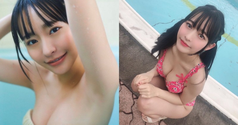 【球盟会】暗黑版新垣結衣出沒！日本天然美少女「雪乳大方露」，飽滿蜜桃上下都有！