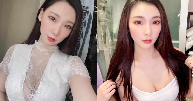 【球盟会】正妹「Minas」透視蕾絲裝好誘惑，「若隱若現的美乳」超勾人！