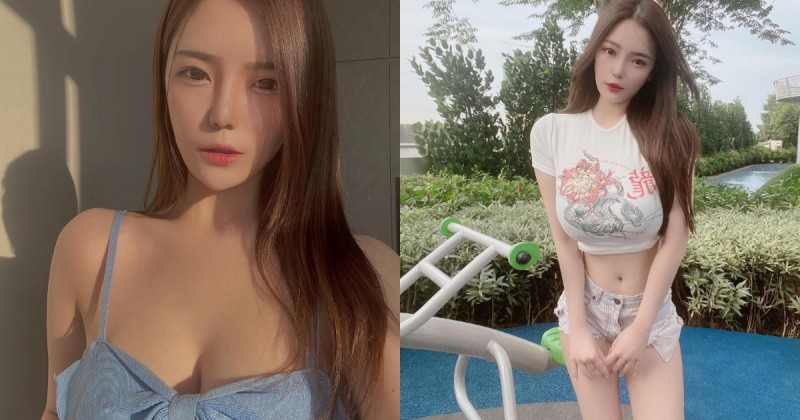 【球盟会】19歲大馬正妹「膚白貌美」身材超不科學！巨乳細腰比例好誇張啊～